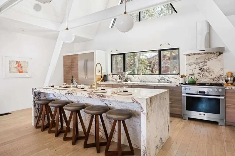 L-Shaped Kitchen Design Materials